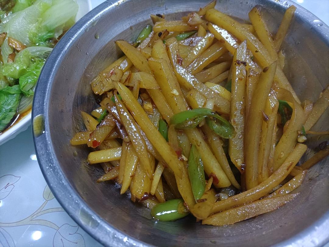 炒土豆丝（秘诀）