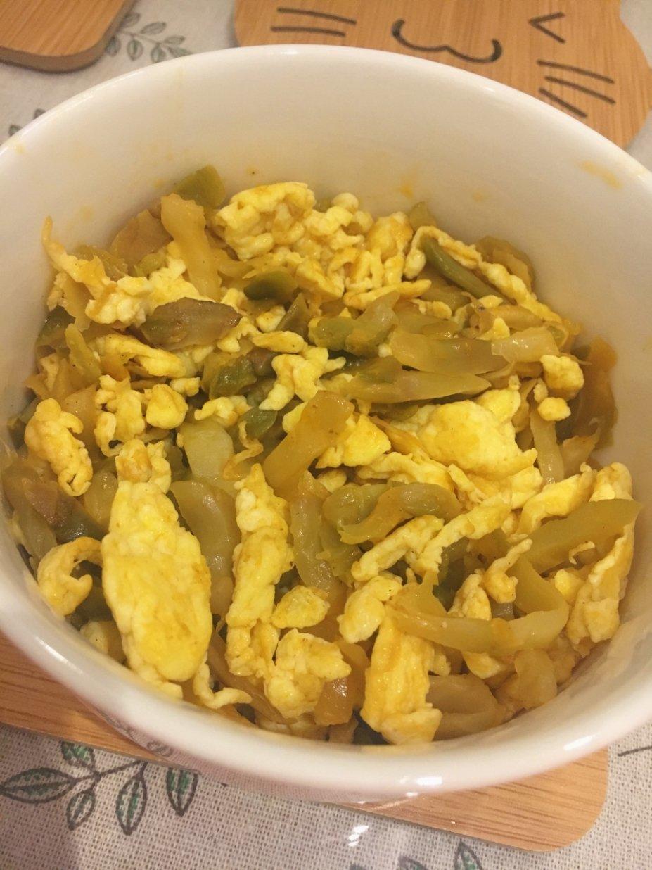 榨菜鸡蛋小炒