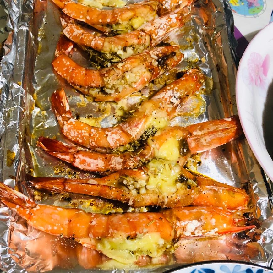 芝士焗南美对虾