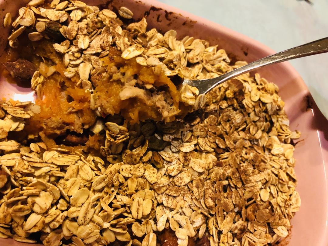 烤南瓜金枪鱼燕麦酥【健康一锅端】