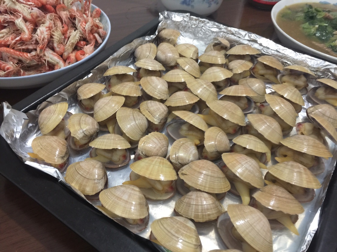 杨小程做的烤白蛤