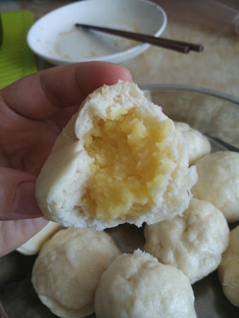 奶香奶黄包（详细步骤图）