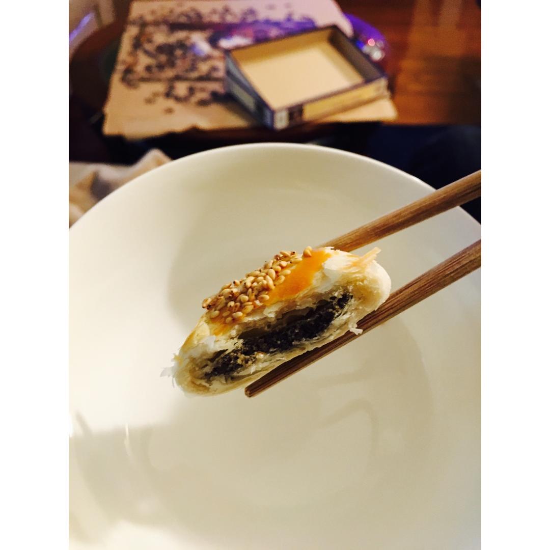 芝麻椒盐牛舌饼（北京小吃）
