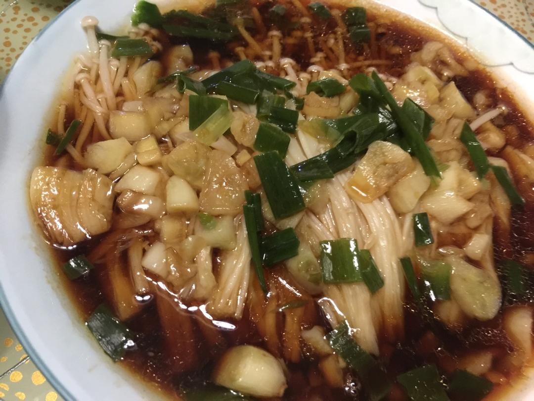 蒜蓉蒸金针菇