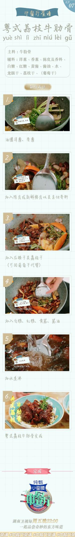 中餐厅粤式荔枝牛肋骨的做法 步骤4