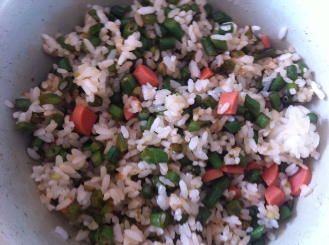 豇豆炒饭