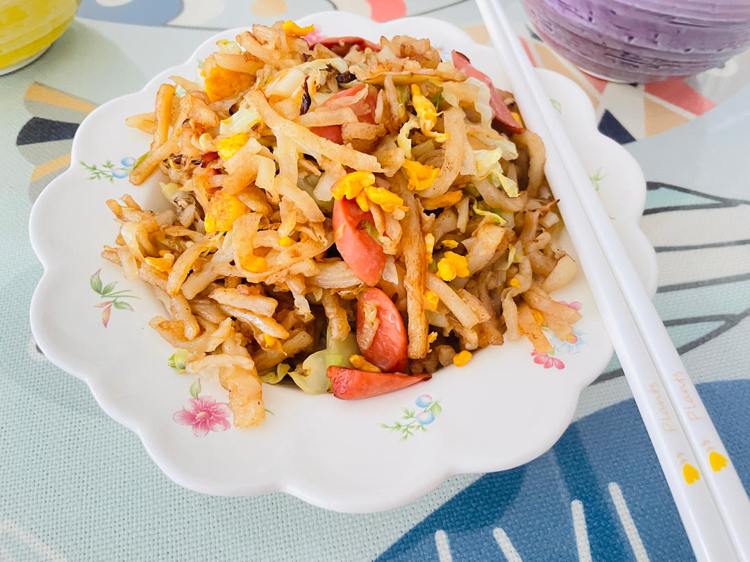 直击灵魂的炒饼丝~