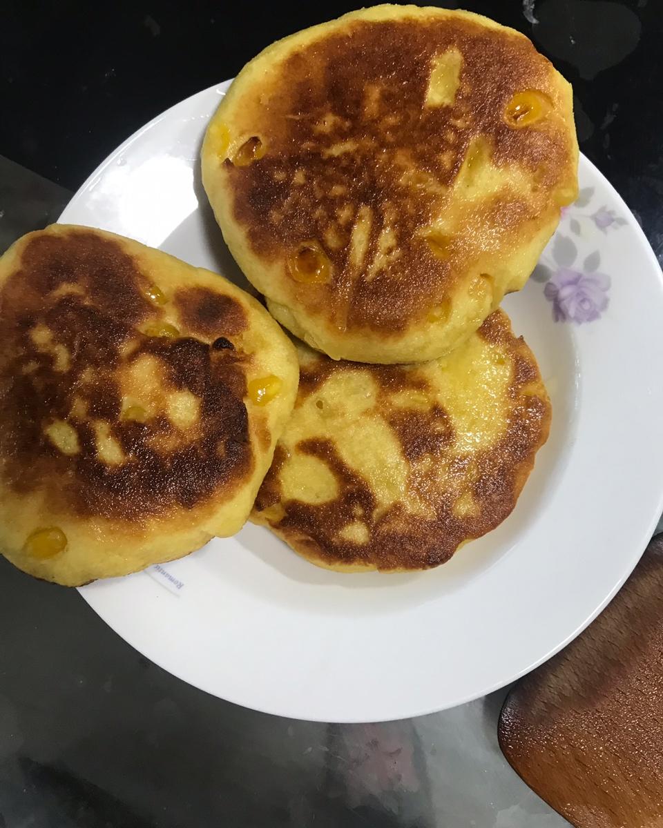 奶香玉米饼