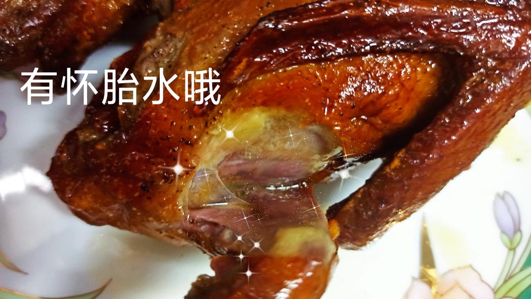 部分转载 脆皮乳鸽 烧乳鸽 脆皮水 脆皮浆 油温的做法 步骤5