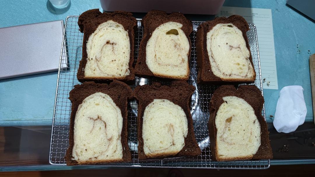 😍超柔软的巧克力黑钻吐司