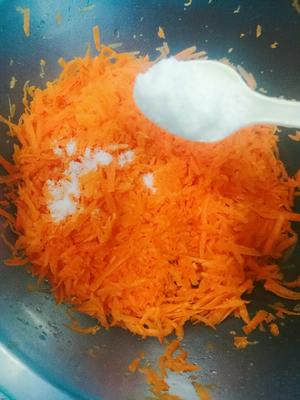 红萝卜圆白菜素菜包子（一次性发酵，附视频）的做法 步骤6