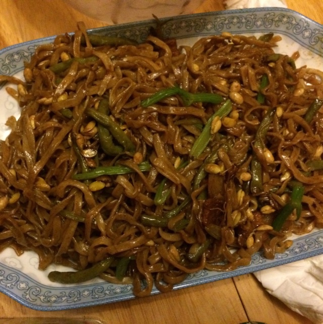 豆角焖面（新疆就叫蒸面）