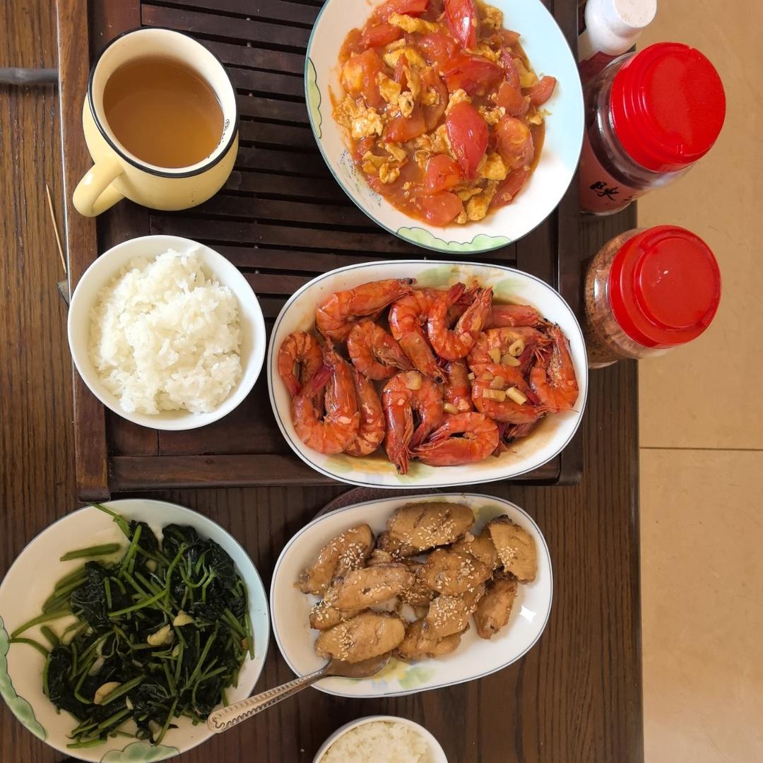家庭版油焖大虾