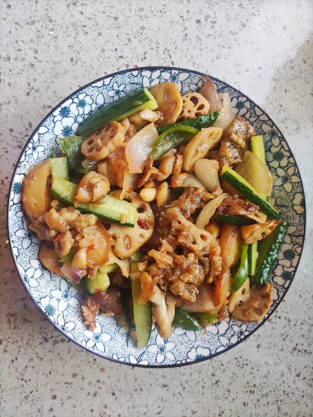 家庭干锅牛蛙