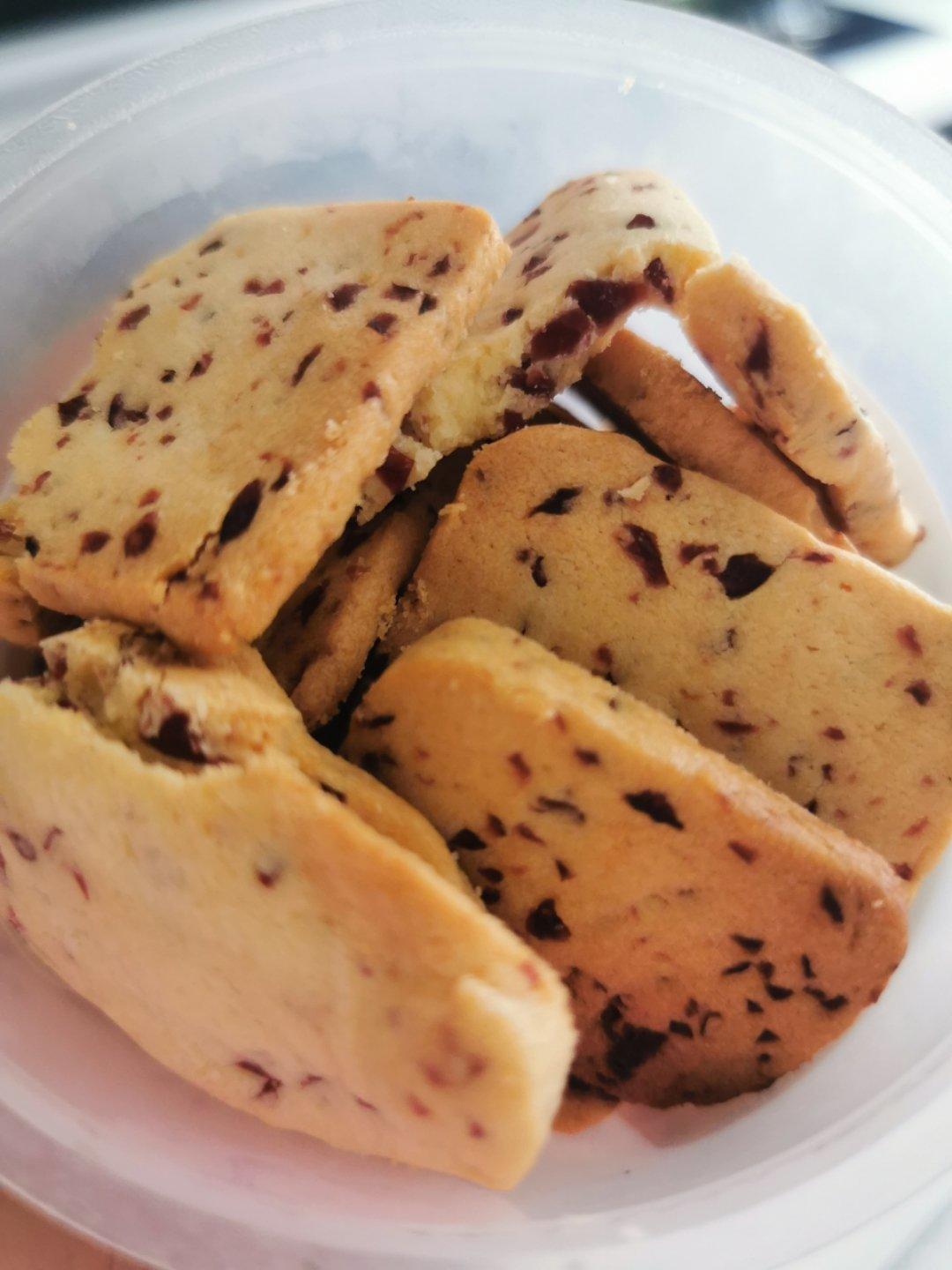 低糖少油版蔓越莓饼干