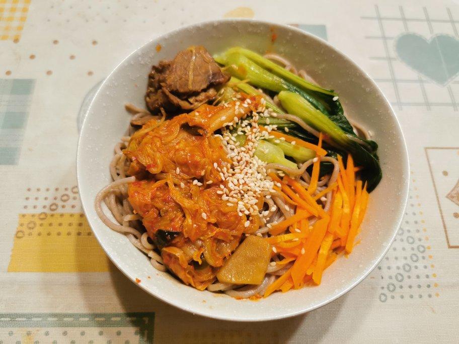 冷面超好吃做法，韩式拌冷面