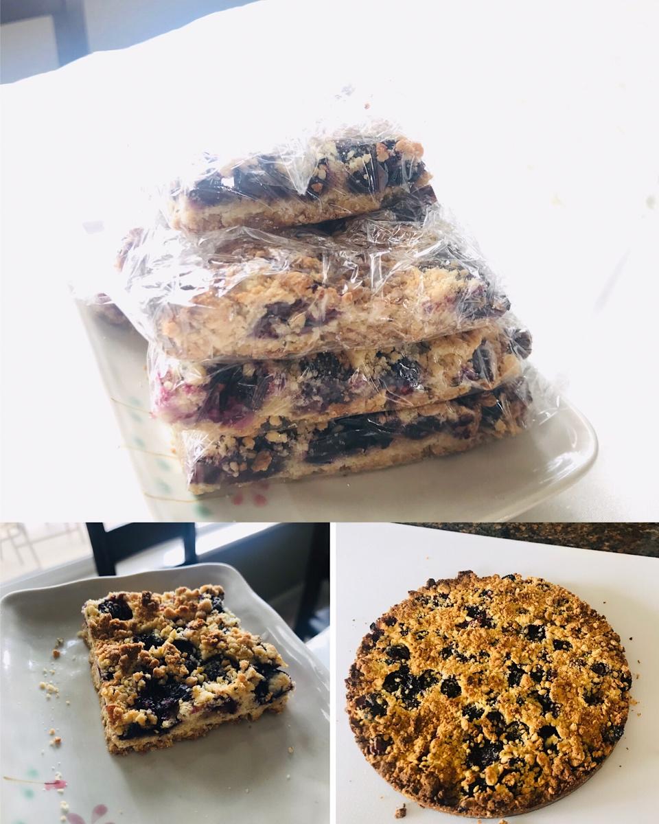 蓝莓酥粒小方块Blueberry Crumber Bars