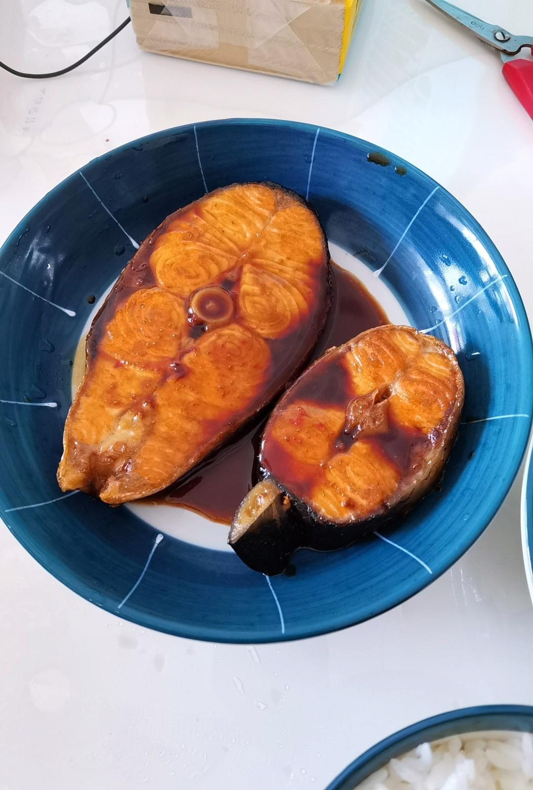 中式照烧三文鱼，即使全熟也好吃【喃猫料理日常】