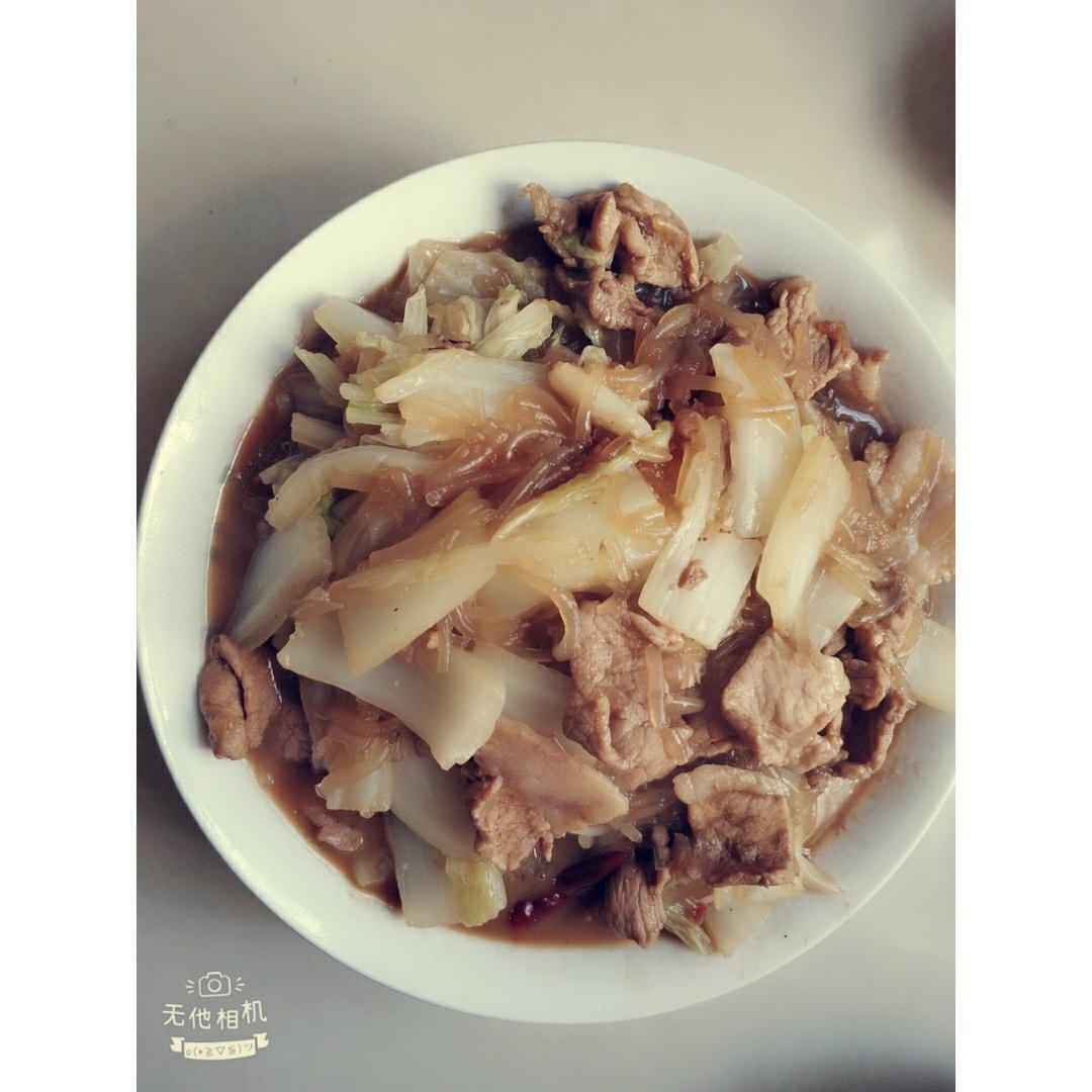 猪肉白菜炖粉条