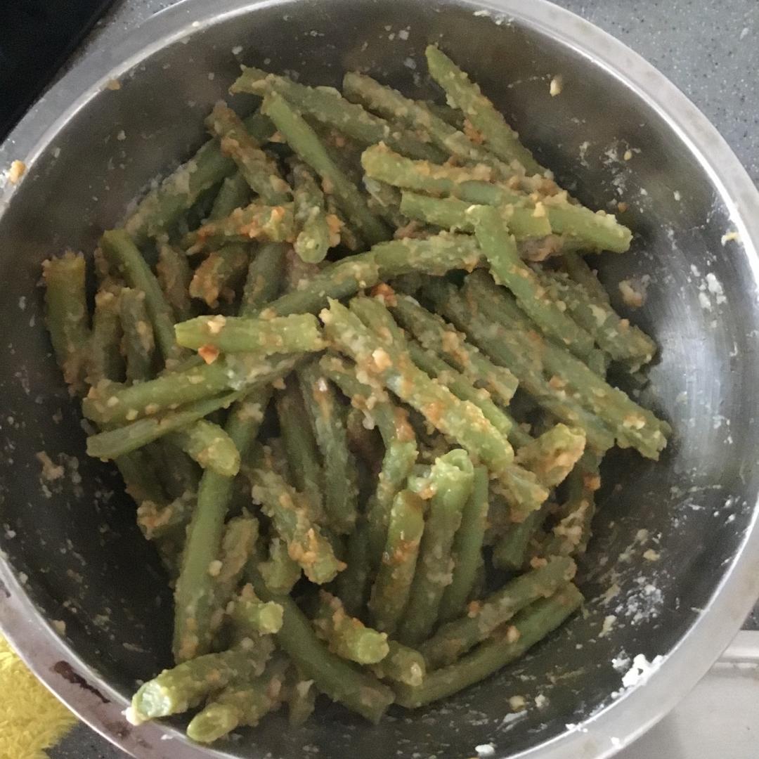 蒸豆角