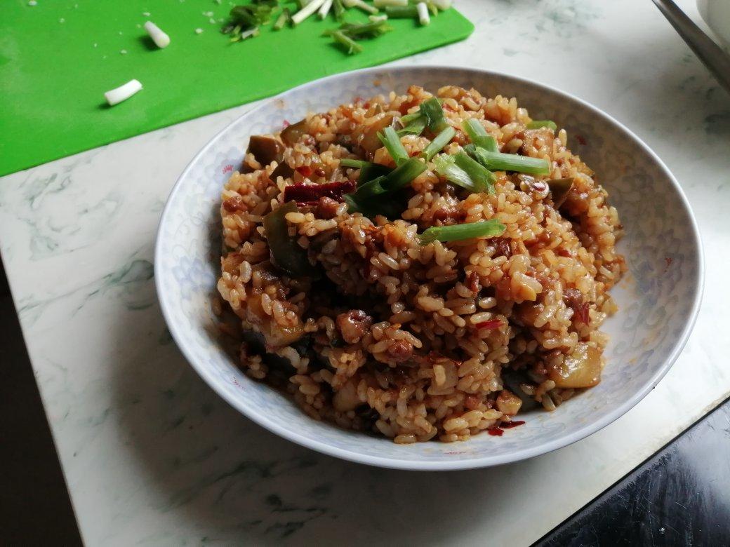特别好吃的茄子炒饭