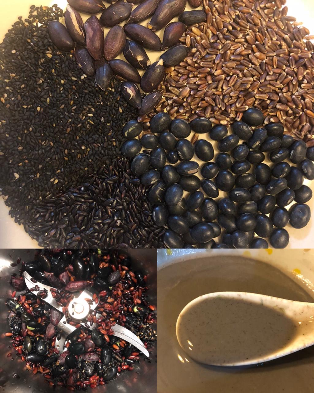 我的名字叫阿红做的五黑豆浆