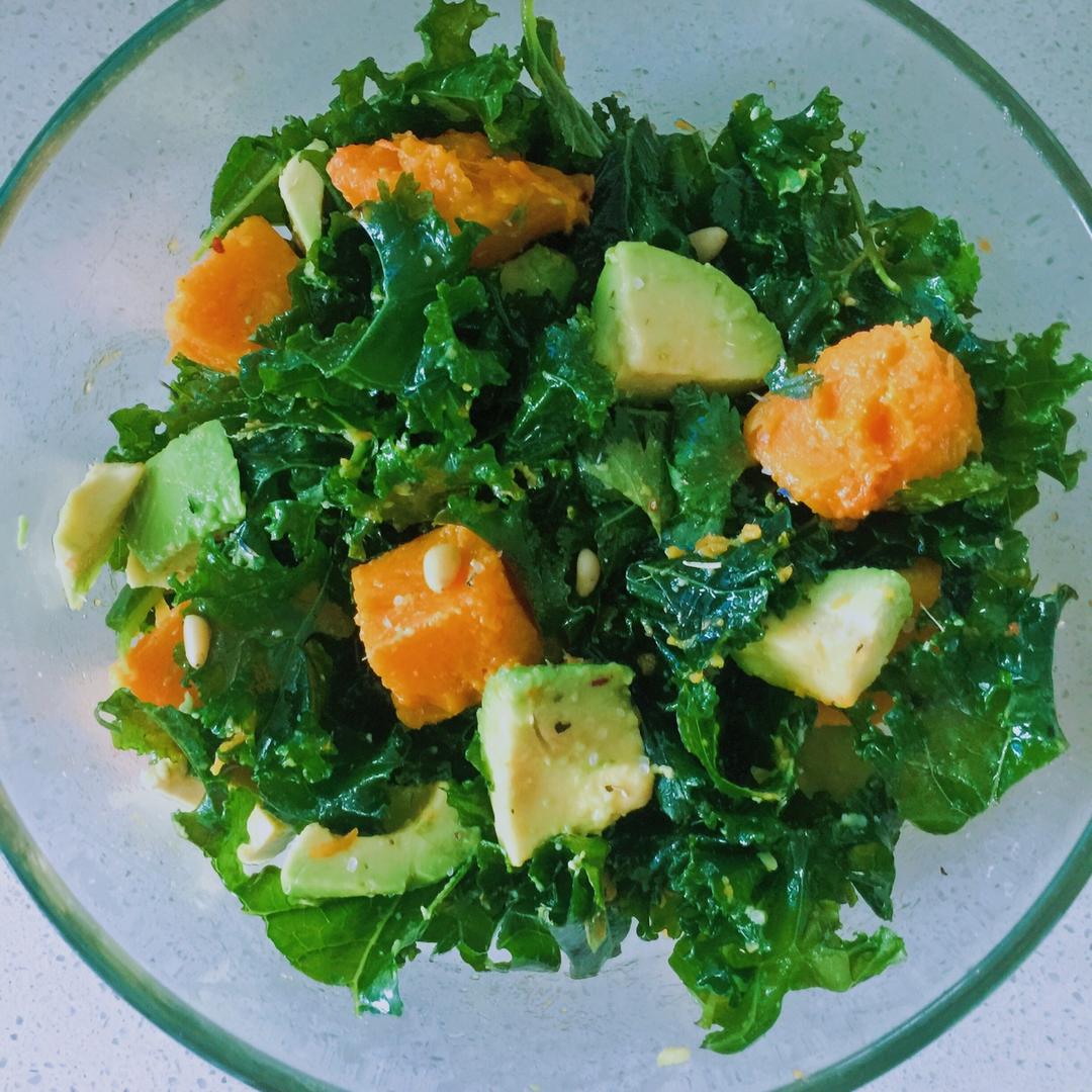 羽衣甘蓝沙拉 （Kales salad)