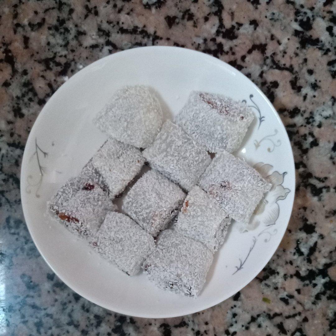 零失败！巨好吃的椰蓉豆沙糯米卷！