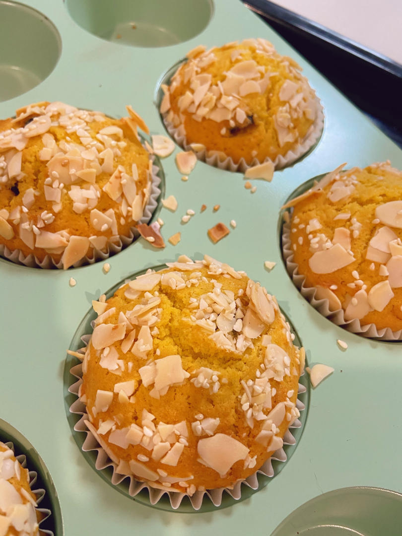 爆，爆，爆炸头的南瓜麦芬蛋糕！松软可口，超简单！