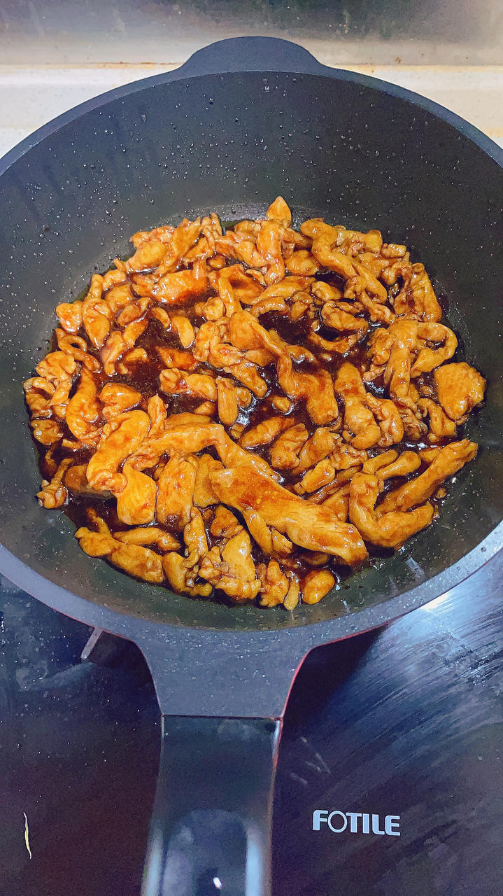传统做法 京酱肉丝