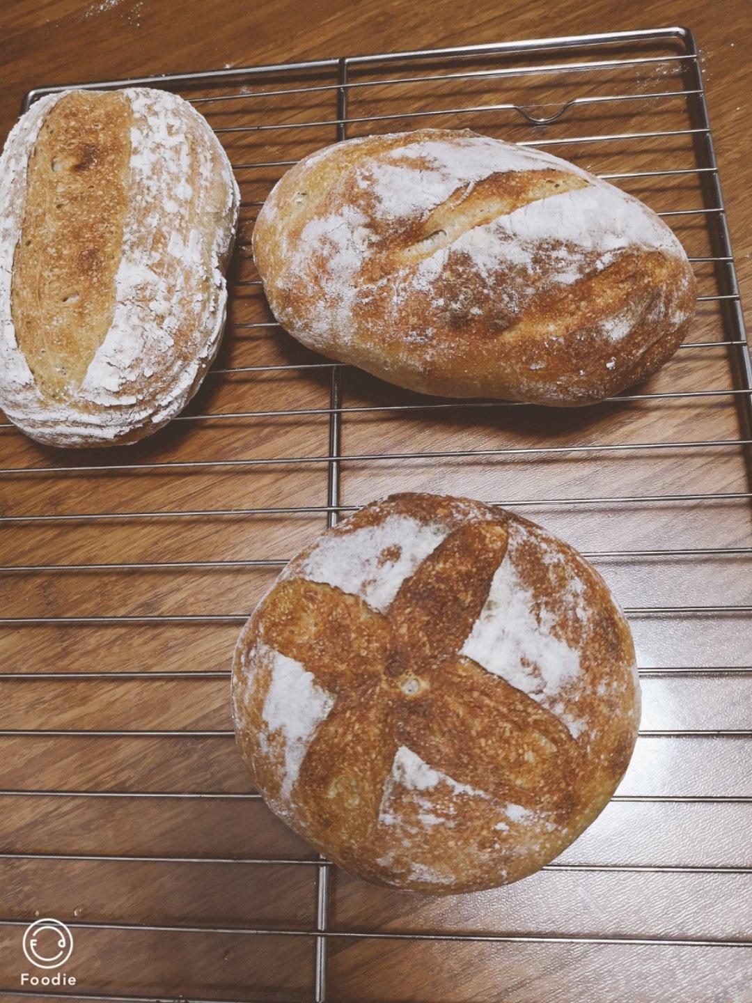 【不藏私食谱：黑麦乡村欧包】不加一颗糖，减脂必备