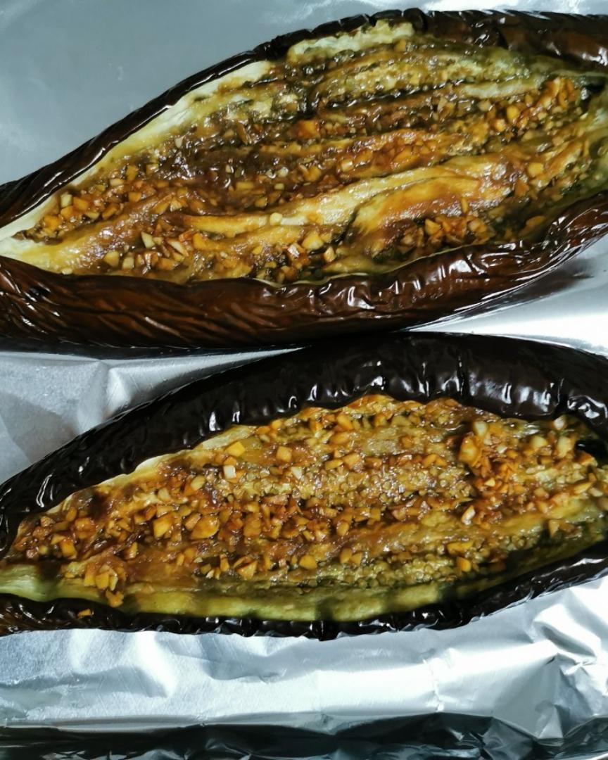 蒜蓉烤茄子（烤箱版）