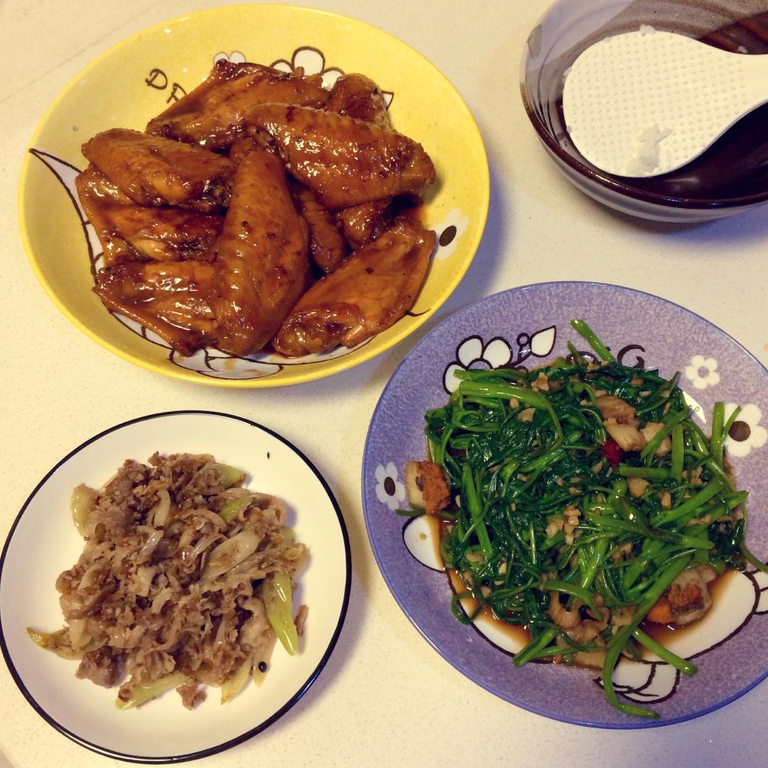 葱香红烧鸡翅
