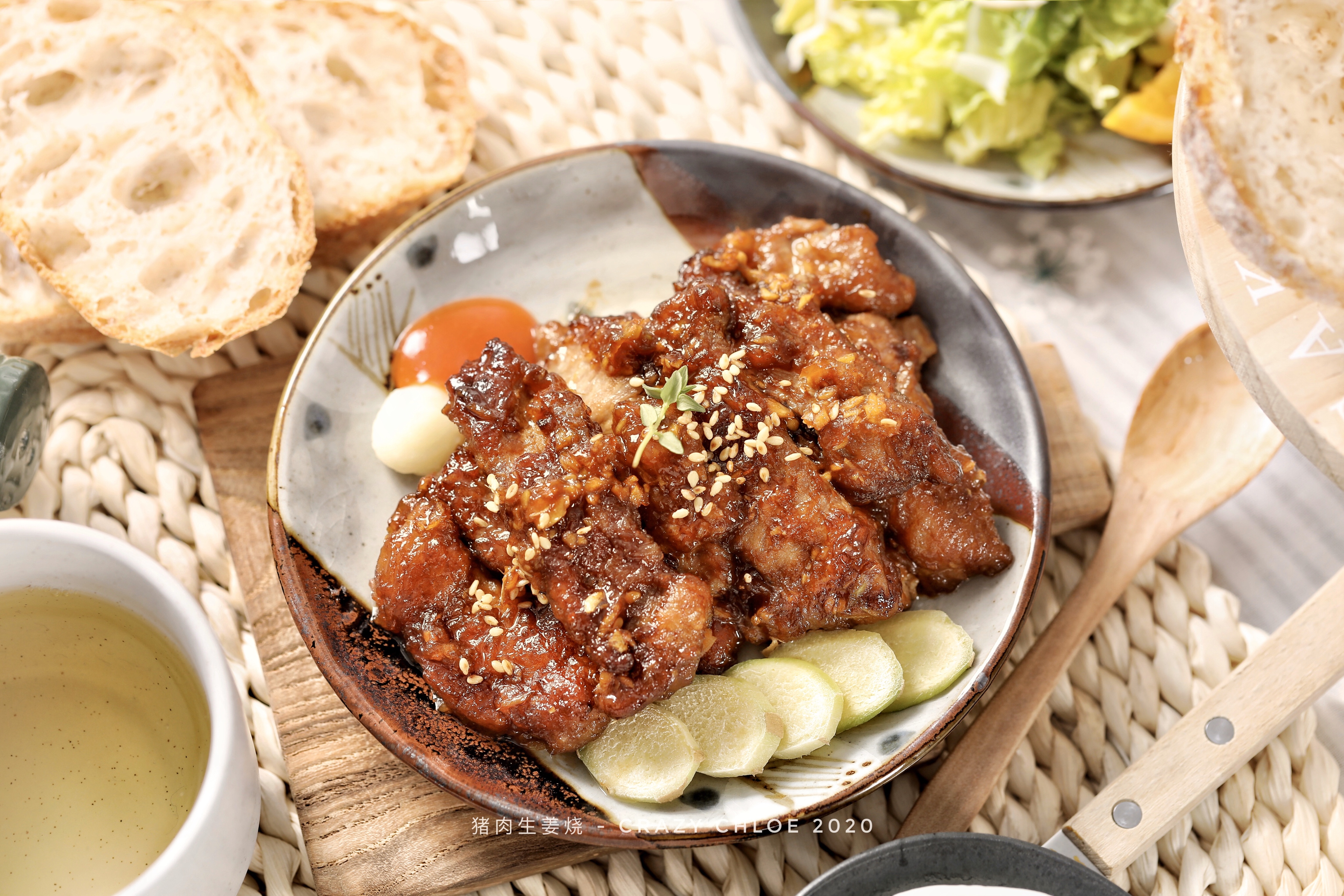 豚肉生姜烧 日式家庭料理的做法步骤图 Crazy Go 下厨房