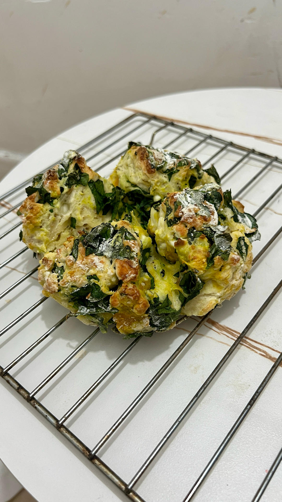 菠菜南瓜奶酪丹波面包丨健康·烘焙