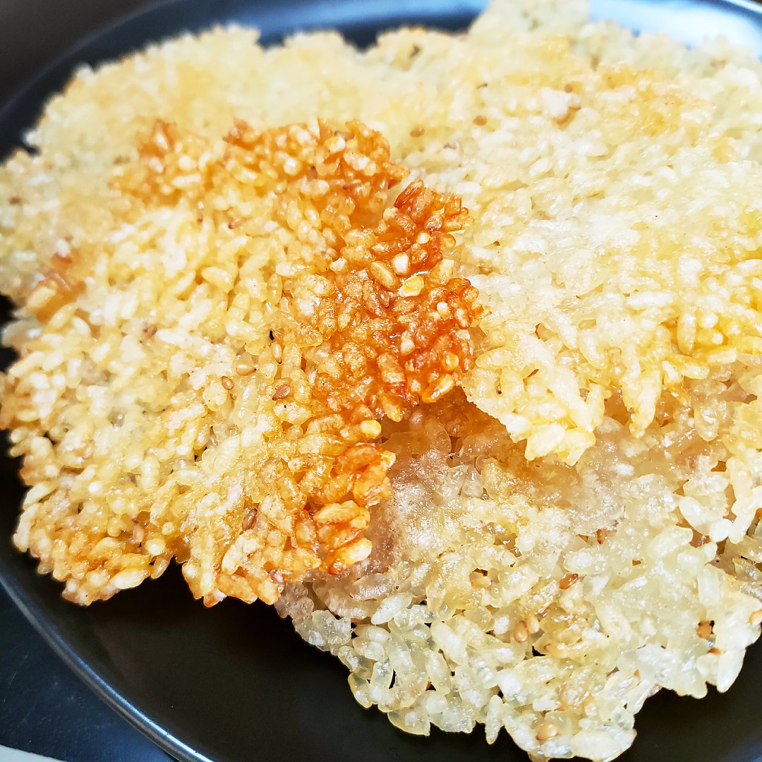 酥脆糯米锅巴(电饼铛)