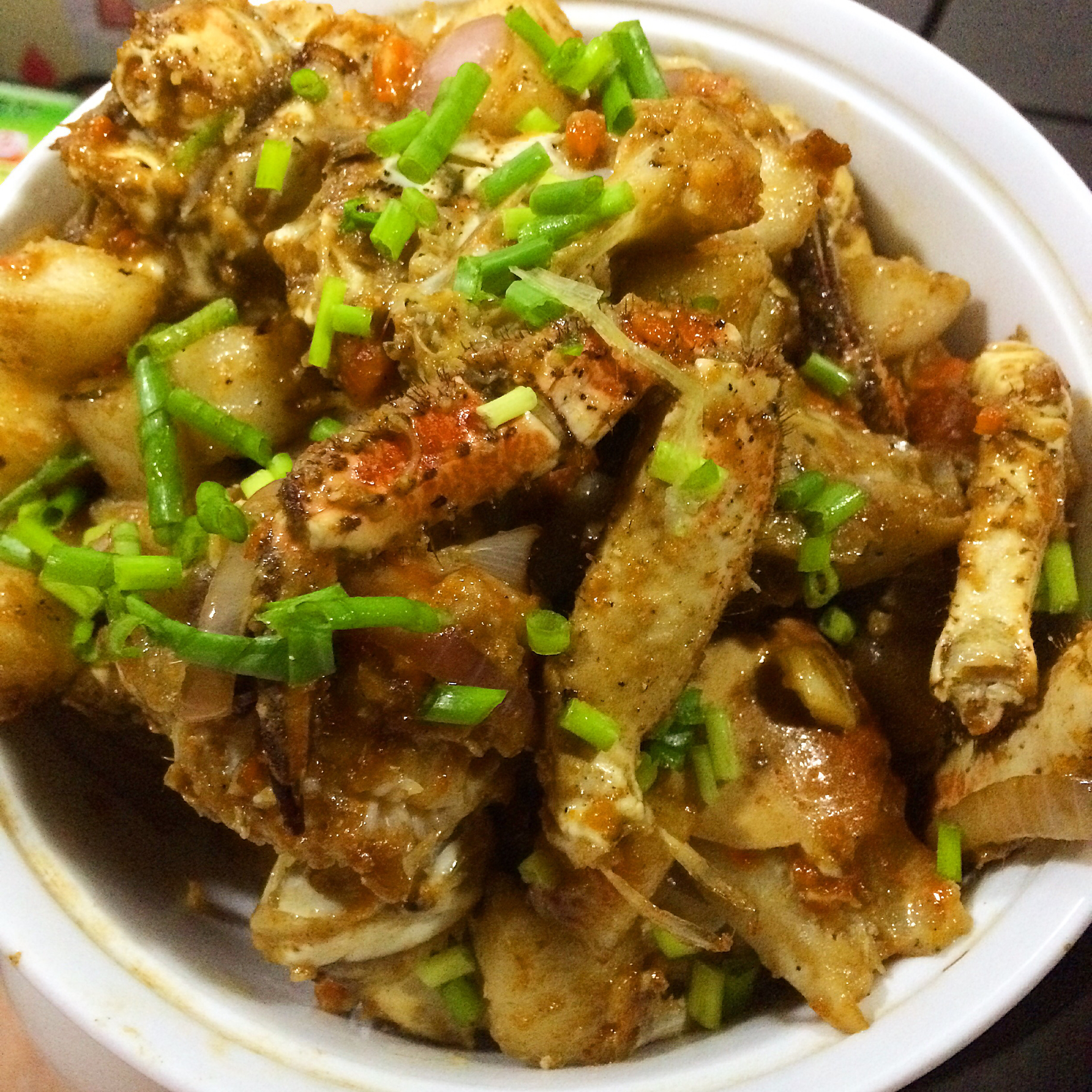 好吃到跳的椒盐面包蟹