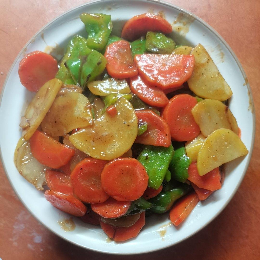 素炒三样