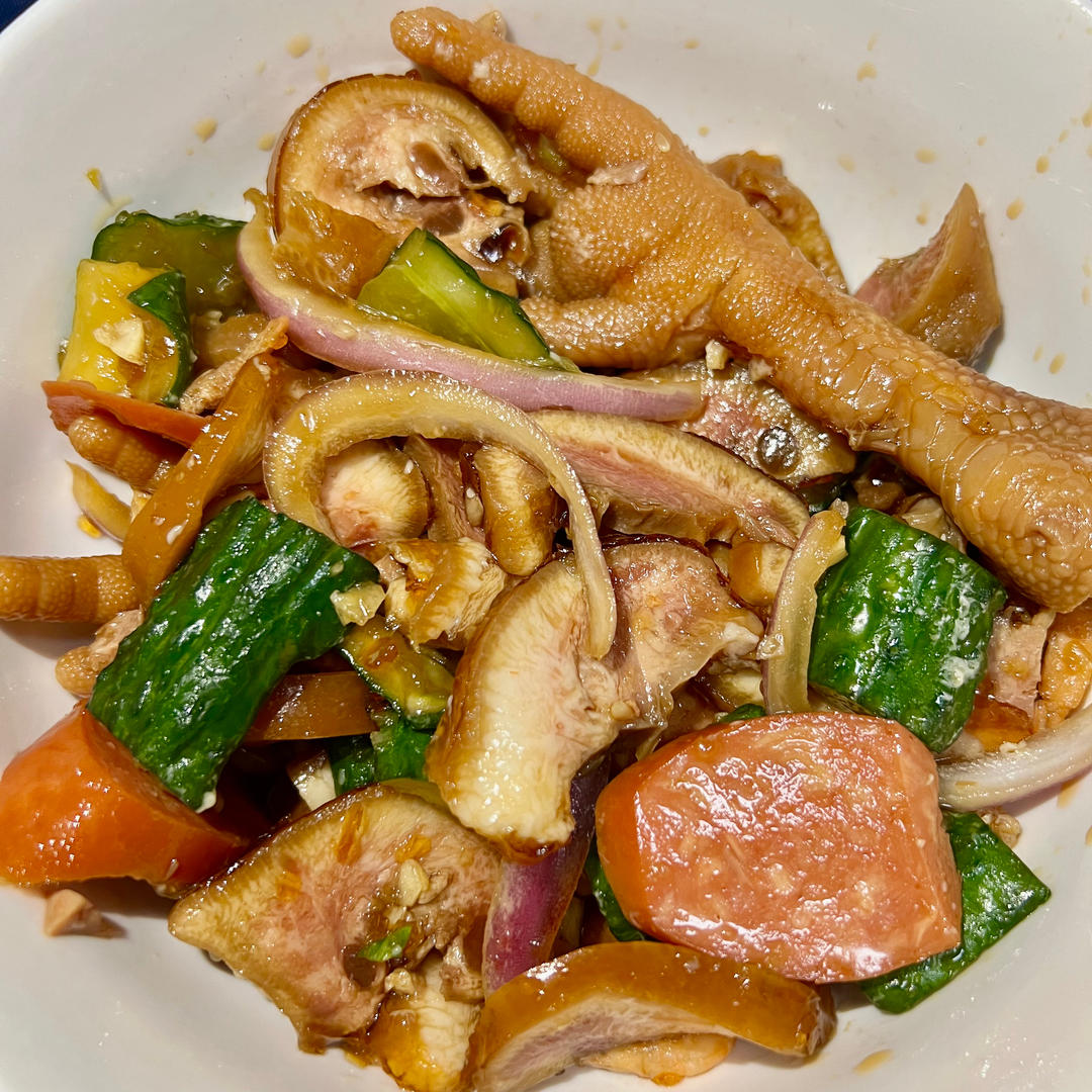 猪头肉拌黄瓜