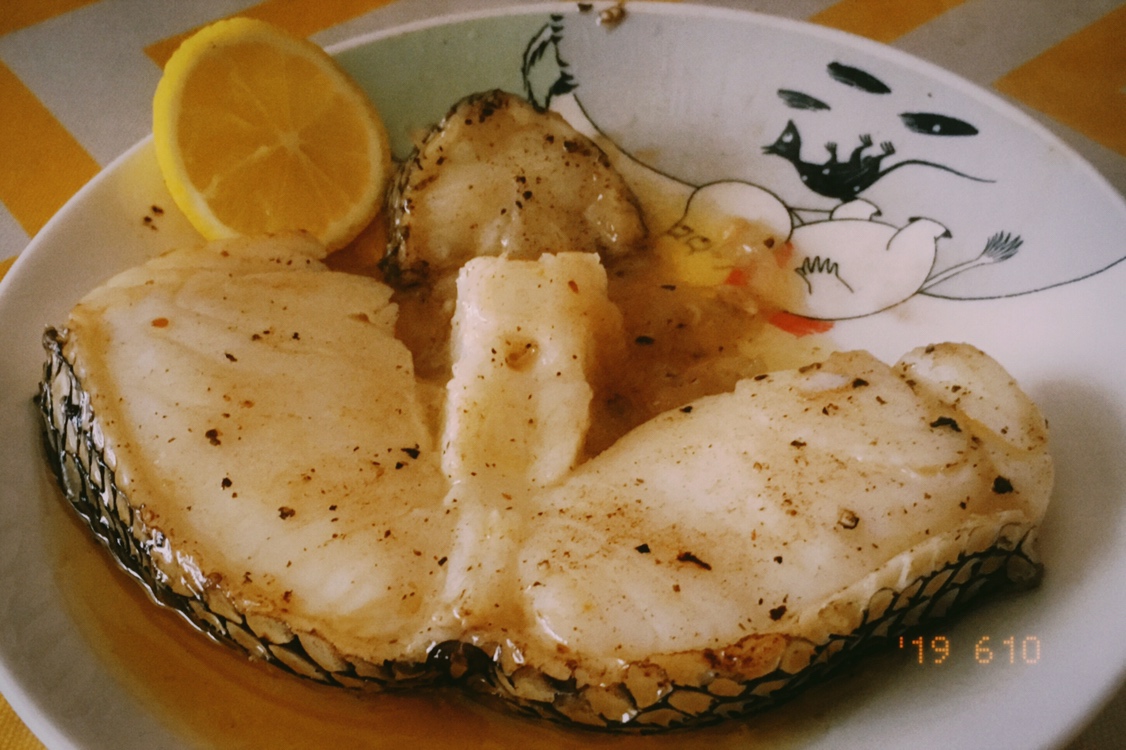 黄油柠檬煎鳕鱼