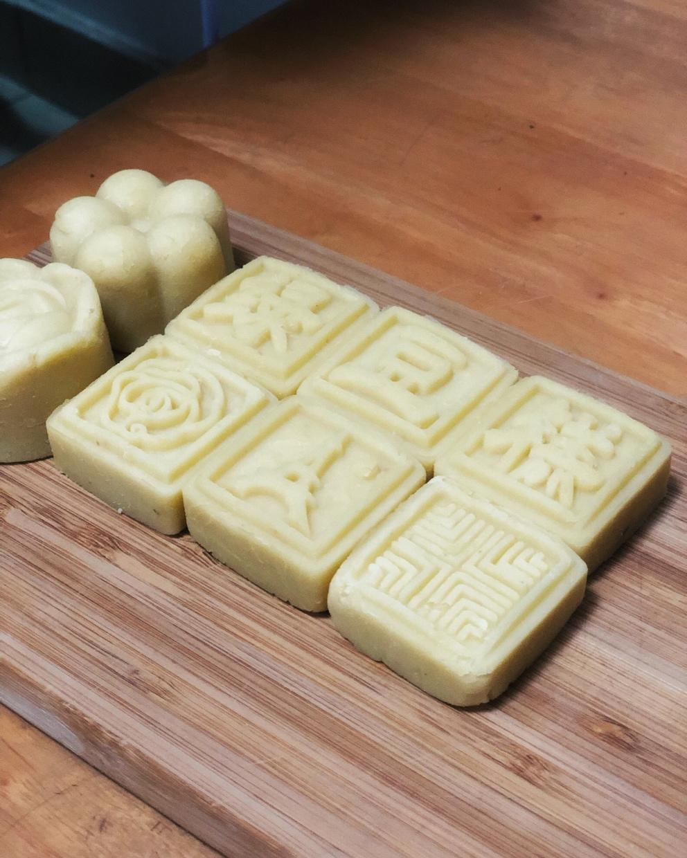 省时简易绿豆糕-免泡豆免过筛