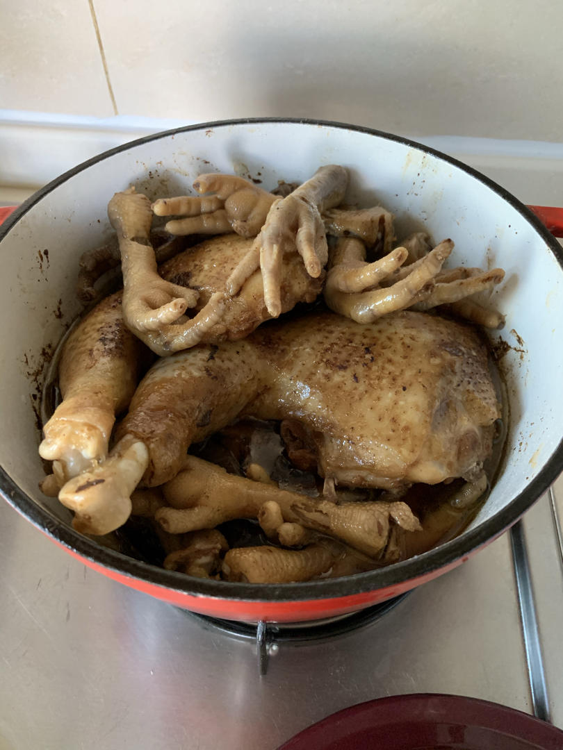 【铸铁锅焗鸡】