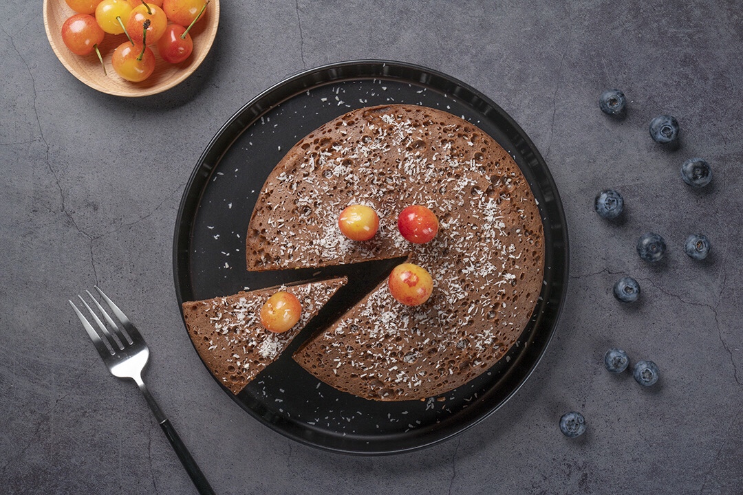 超级简单的电饭锅巧克力蛋糕的做法 步骤12