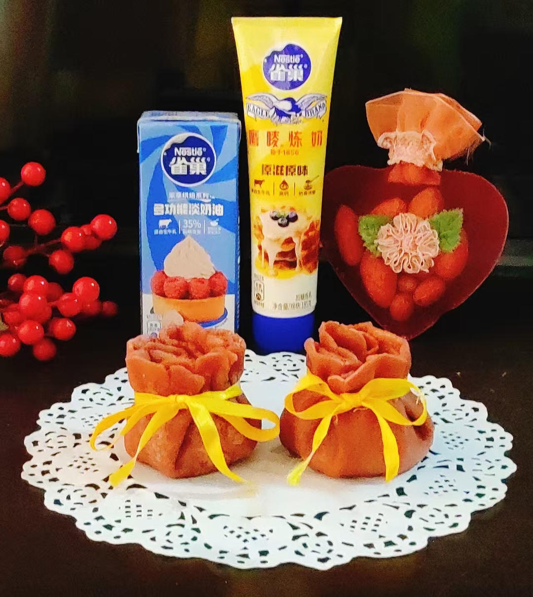 零失败 | 新年甜品草莓福袋蛋糕🧧氛围感拉满❗