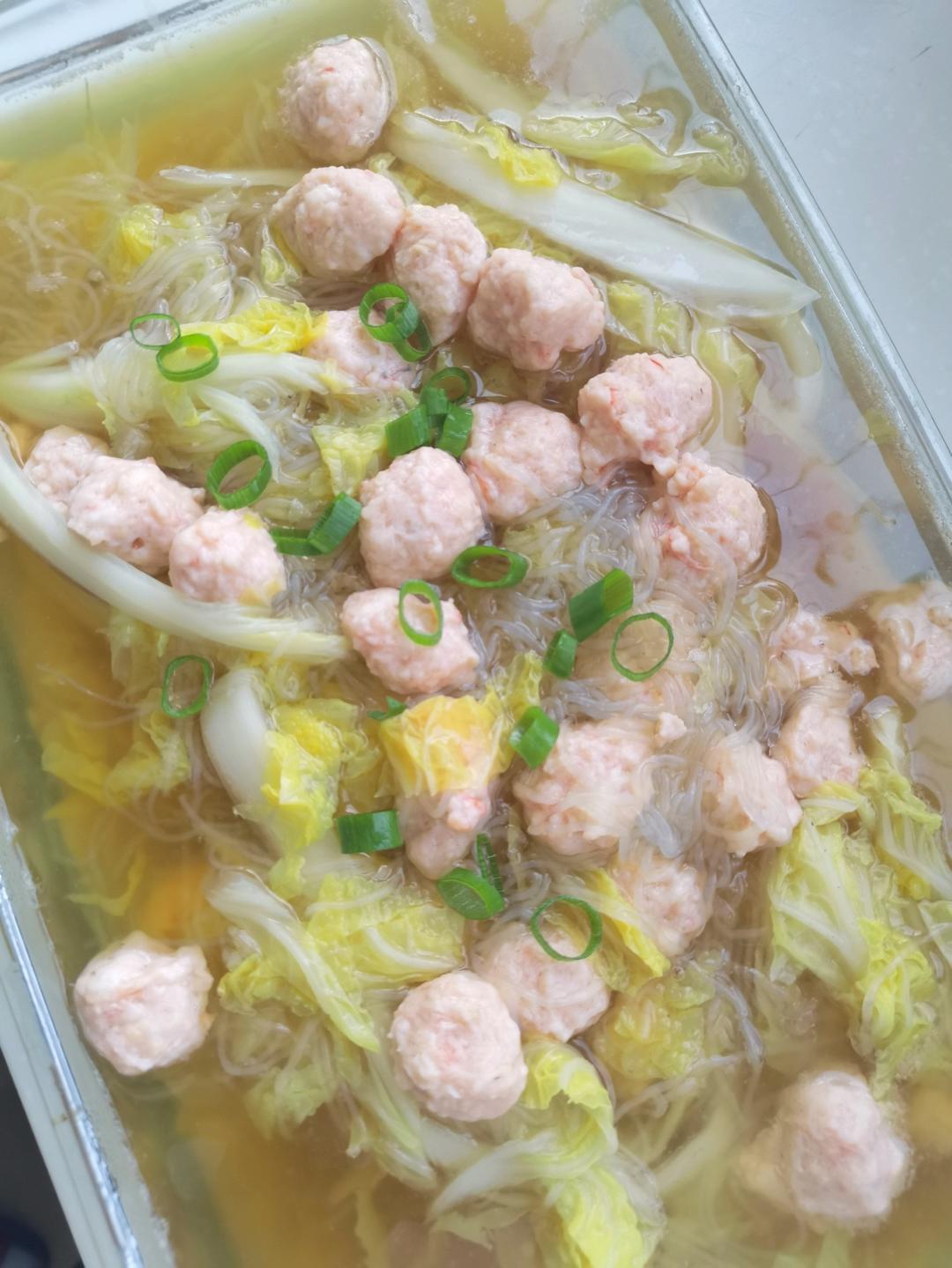 虾滑娃娃菜
