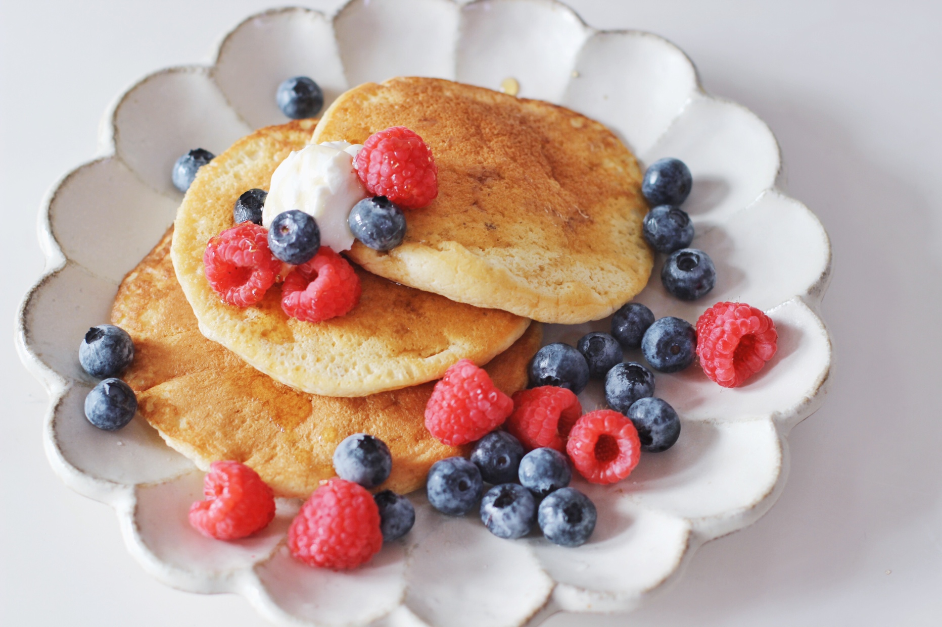 无糖无油pancake松饼（松软版） | 消耗松饼粉的做法