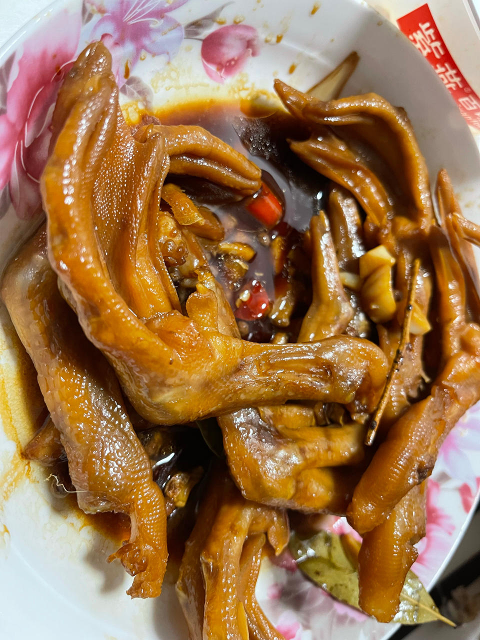 卤鸭掌不好吃你打我