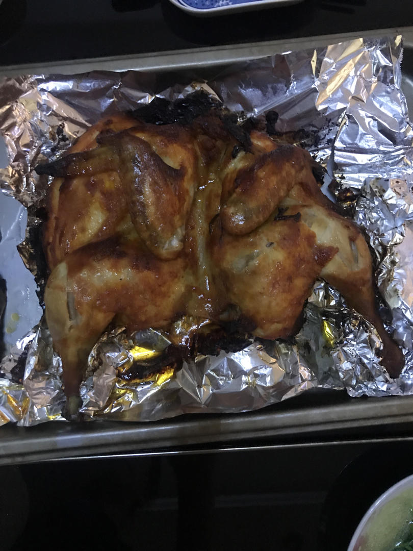 简单粗暴:烤箱版烤鸡