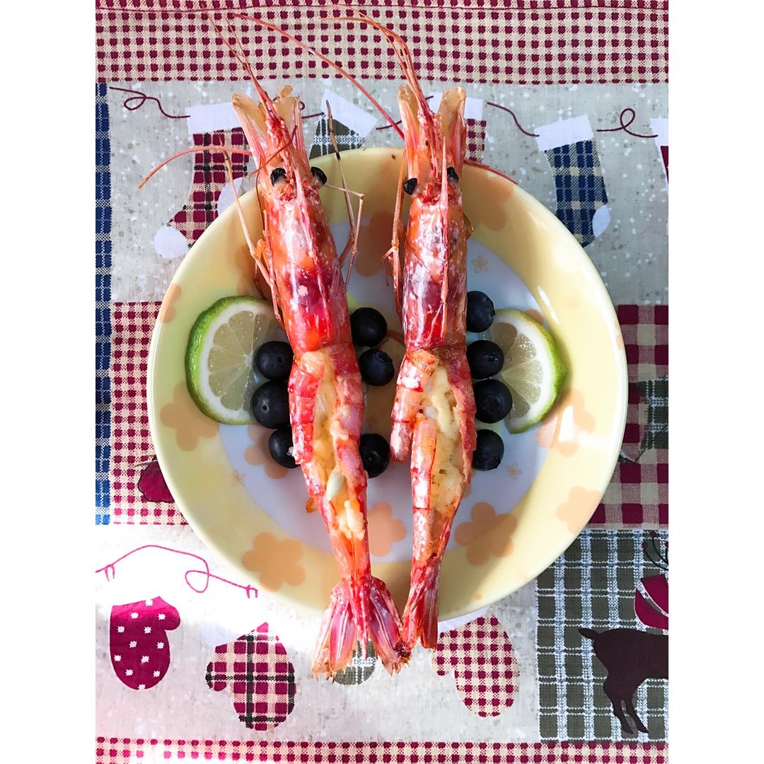 芝士烤虾（无蒜蓉版）