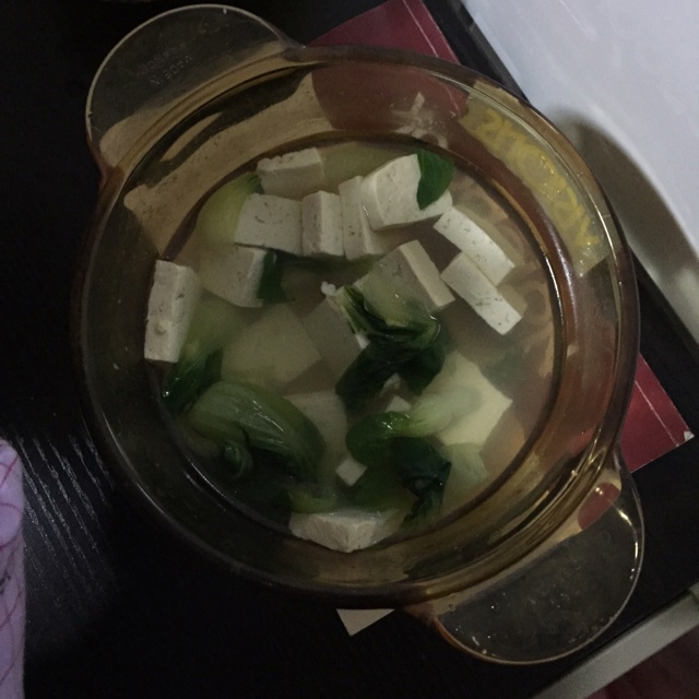 青菜豆腐汤